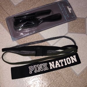 Head bands Nd comb Nd brush